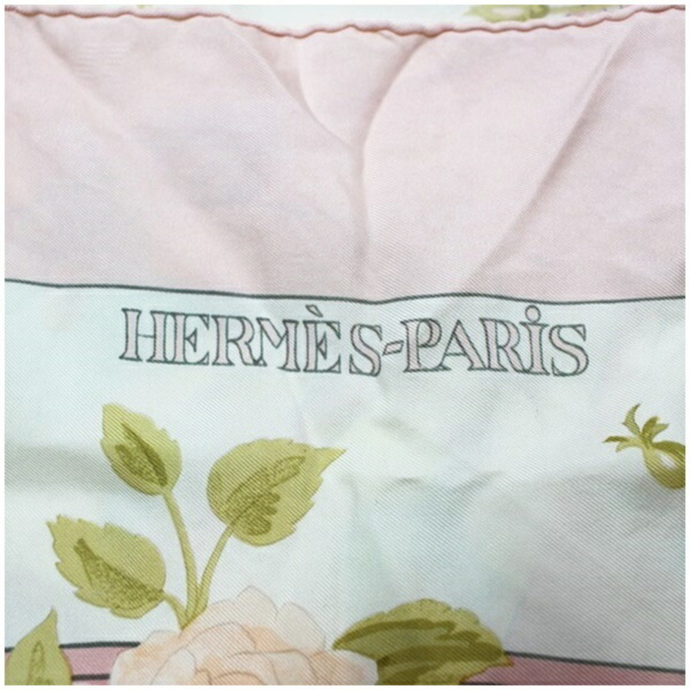 Hermes scarf/muffler, Carre 90, Romantic, for women. - Picture 5 of 8